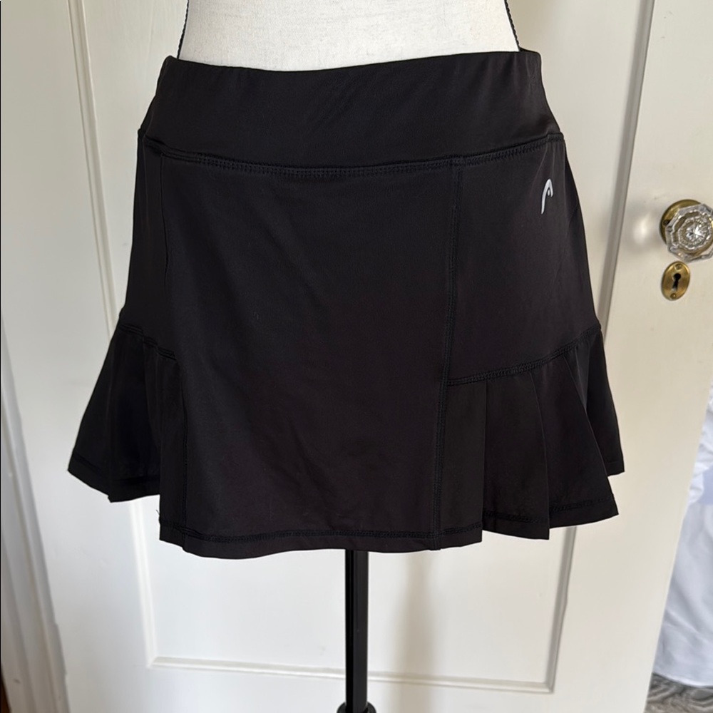 NWOT Head Women's Black Tennis Skirt size M